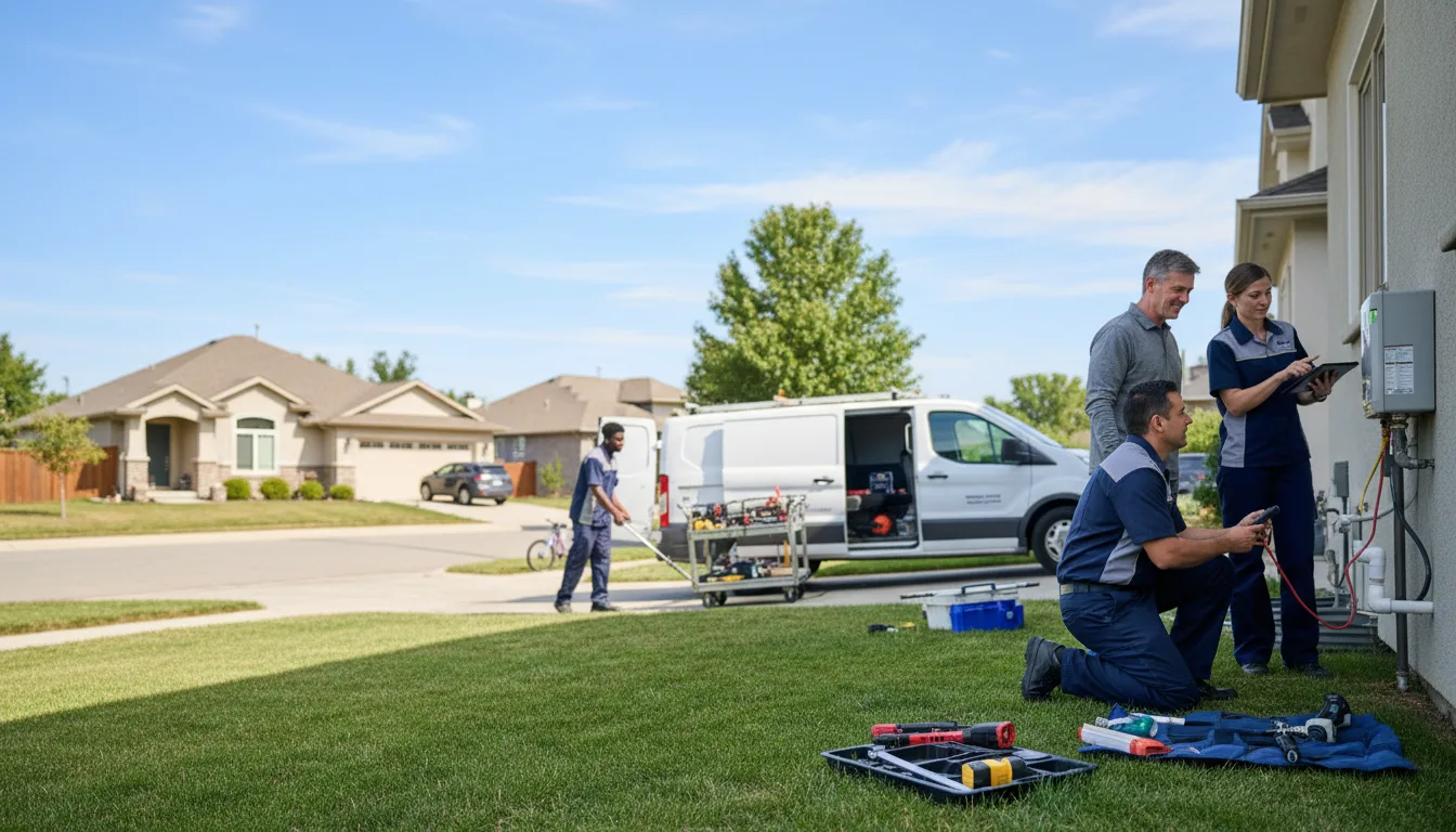 Tankless water heater service in Coyle, OK
